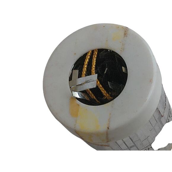 Vintage Shiny Brite Christmas Silver Tinsel Garland 12 Feet - Picture 5 of 6